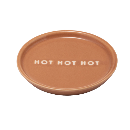 Petit four plate ceramic hot hot hot terracotta ø8.5cm*
