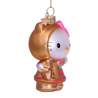 Hello Kitty Lebkuchen-Glasornament, 9 cm hoch, mit Box