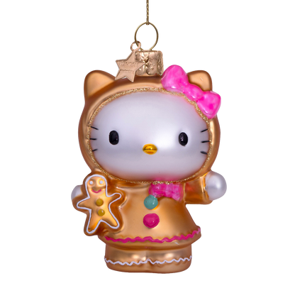 Hello Kitty Lebkuchen-Glasornament, 9 cm hoch, mit Box