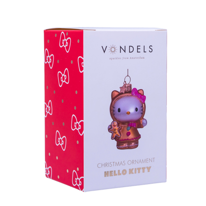 Ornament glass Hello Kitty gingerbread H9cm w/box