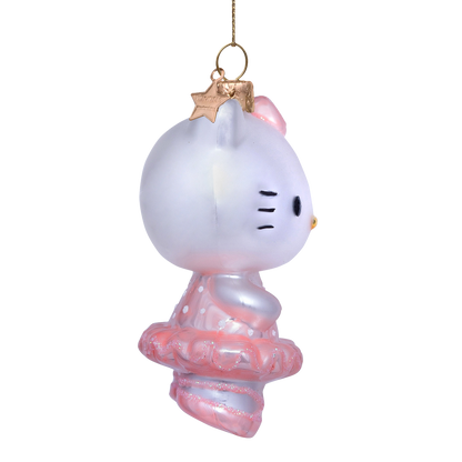 Ornament glass Hello Kitty ballerina H9.5cm w/box
