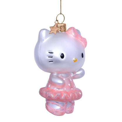 Ornament glass Hello Kitty ballerina H9.5cm w/box