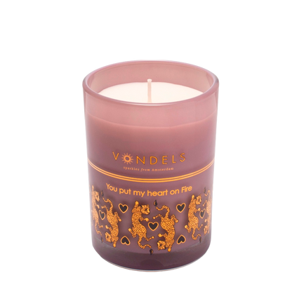 Duftkerze „You Put my Heart On Fire“, Flieder, 250 g