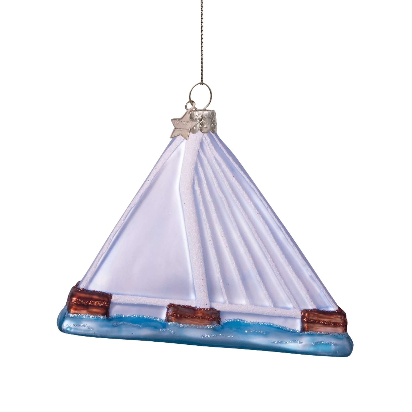 Ornament glass Erasmusbrug Rotterdam H8.5cm