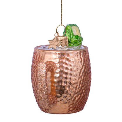 Ornament glass Moscow Mule H7.5cm