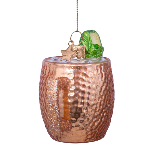 Ornament glass Moscow Mule H7.5cm