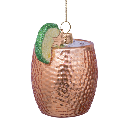 Ornament glass Moscow Mule H7.5cm