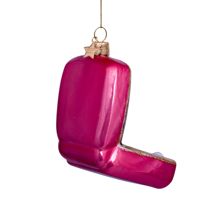 Ornament glass orange pink eyeshadow palette H7.5cm