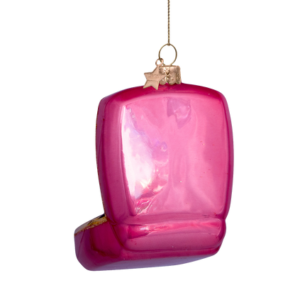 Ornament glass orange pink eyeshadow palette H7.5cm