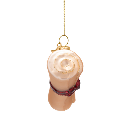 Ornamentglas beige matt Diplomurkunde H3cm