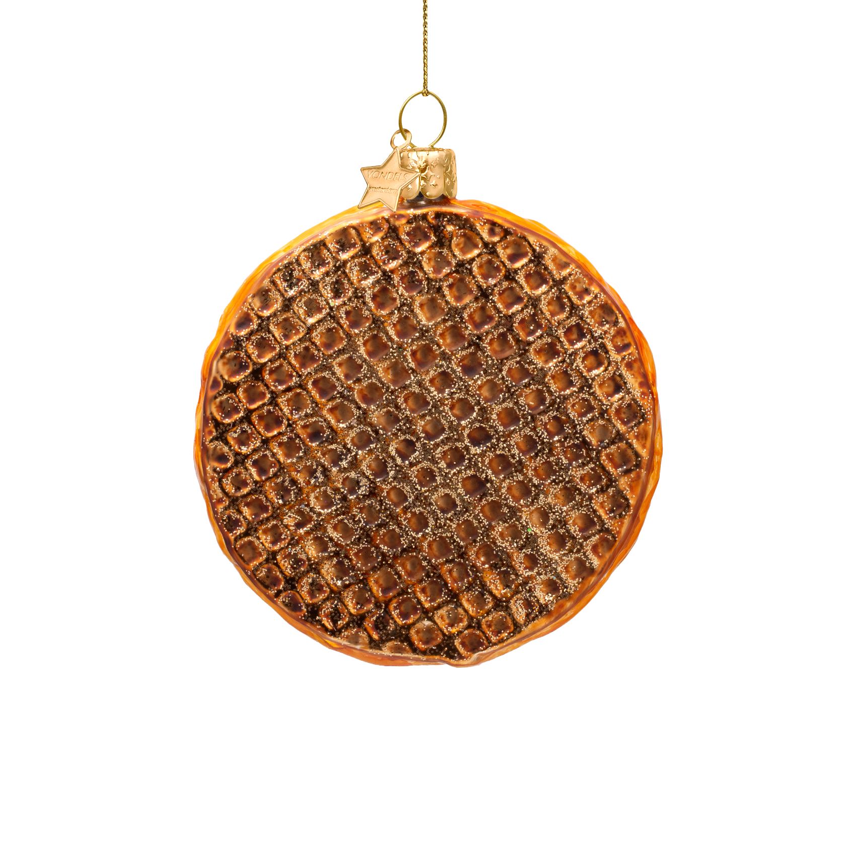 Ornamentglas Holländische Stroopwafel H9cm