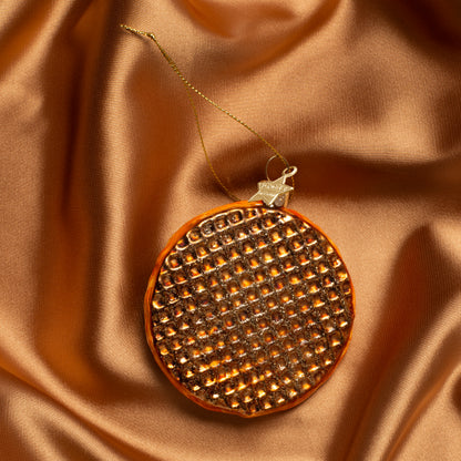 Ornamentglas Holländische Stroopwafel H9cm