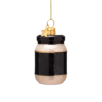 Ornament aus Glas, Trüffelmayonnaise, Höhe 7,5 cm