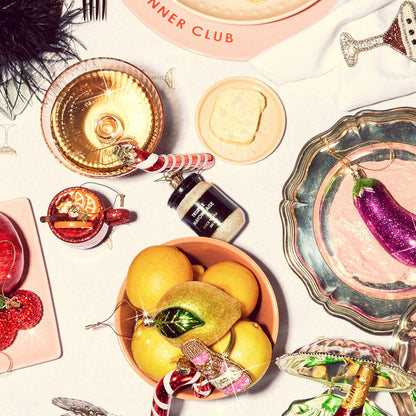 Ornament aus Glas, Trüffelmayonnaise, Höhe 7,5 cm