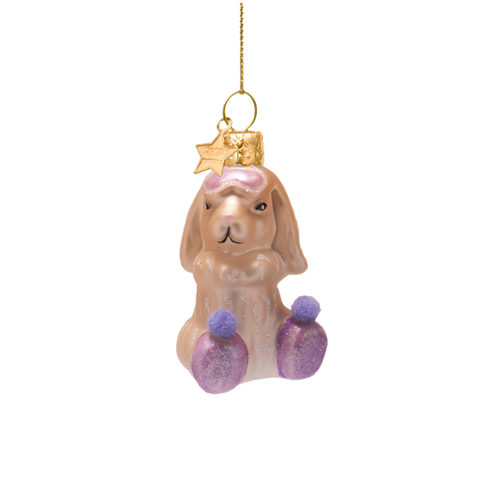 Ornament glass Easter set Sleepover and Pearls w/box#