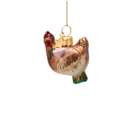 Ornament glass Easter set Feathered Affair w/box