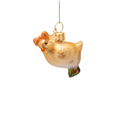 Ornament glass Easter set Flower Chick w/box