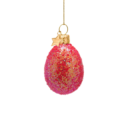 Ornament glass Easter set Sorbet Sparkle Eggs w/box