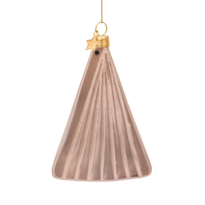 Ornamentale, mehrfarbige Nagellackmuster aus Glas, Höhe 10,5 cm