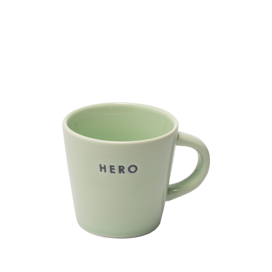 Espresso cup ceramic hero light green 80ml#