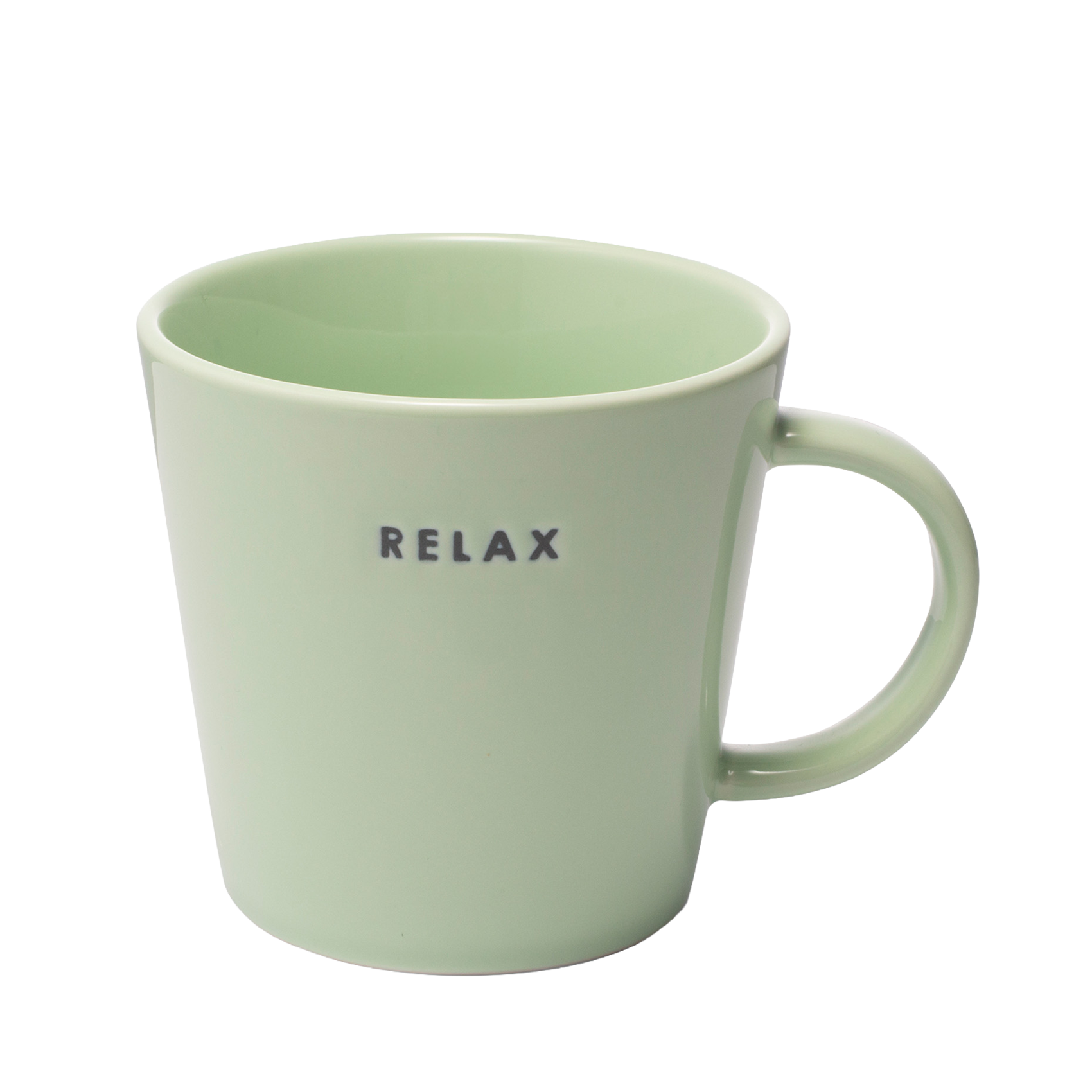 Tea cup ceramic relax light green 350ml#
