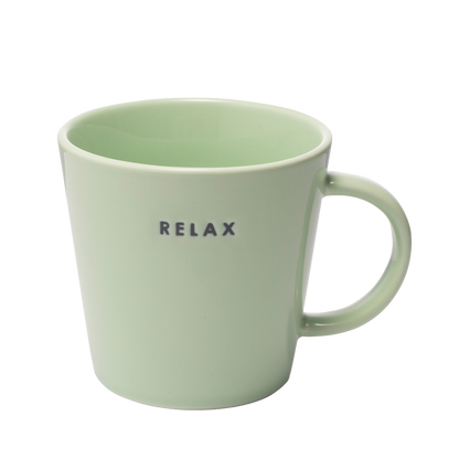 Tea cup ceramic relax light green 350ml#