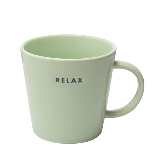 Tea cup ceramic relax light green 350ml#