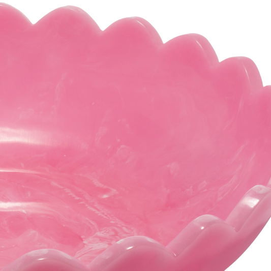 Bowl resin pink 37cm#