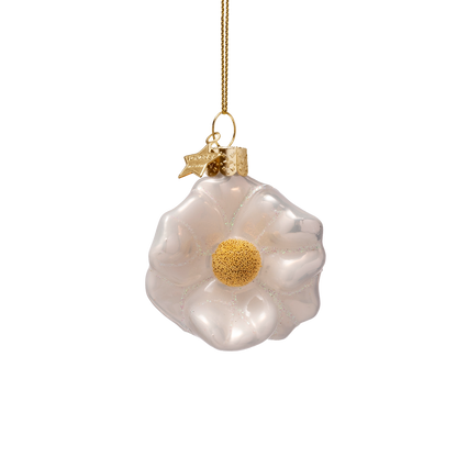 Ornament glass Easter Set Fancy Flowers w/ Box 6CM