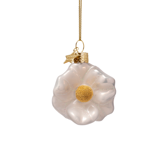 Ornament glass Easter Set Fancy Flowers w/ Box 6CM