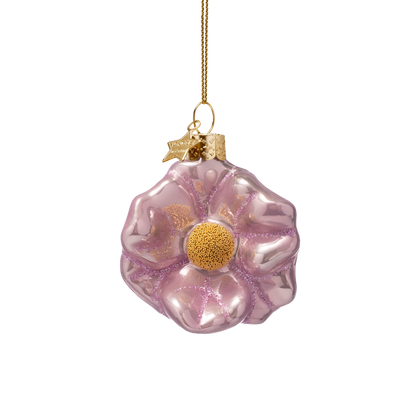 Ornament glass Easter Set Fancy Flowers w/ Box 6CM