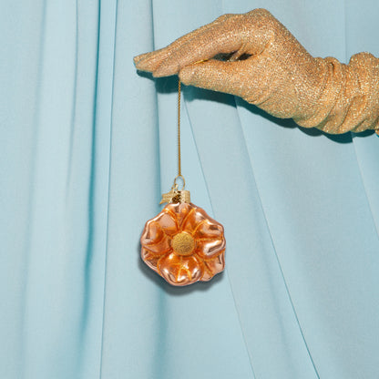 Ornament glass Easter Set Fancy Flowers w/ Box 6CM