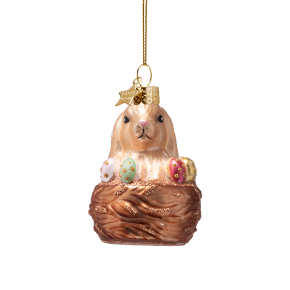 Ornament glass Easter Set Hunny Bunny w/ Box 6CM