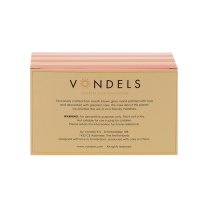 Oster-Ornament-Set aus Glas von Cosmo &amp; Couture mit Schachtel, 6,5 cm