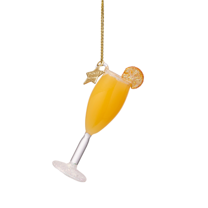 Ornament glass Easter Set Mimosa Brunch w/ Box 6.5CM