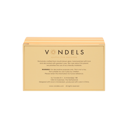 Ornament glass Easter Set Mimosa Brunch w/ Box 6.5CM