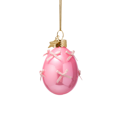 Oster-Ornament-Glas-Set „Hasen-Makeover“ mit Box, 7,7 cm