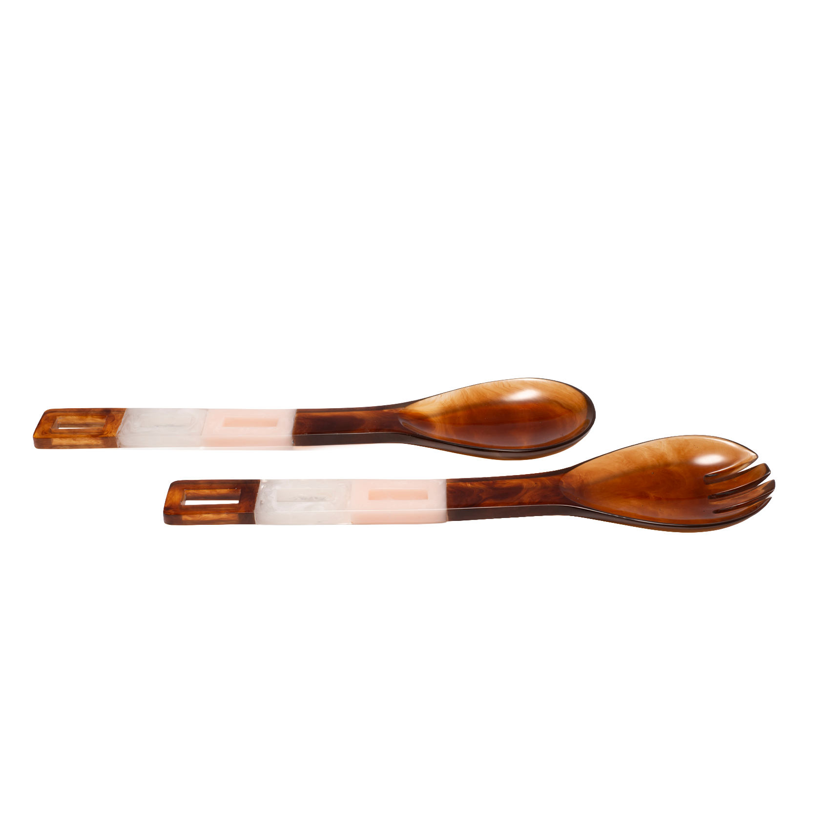 Salad Servers Brown