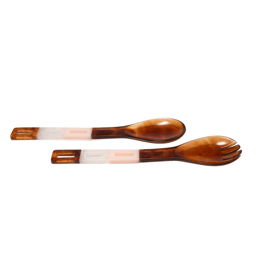 Salad Servers Brown