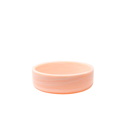 Bowl resin pink 17.5cm