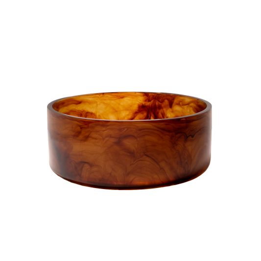 Bowl resin brown 25cm