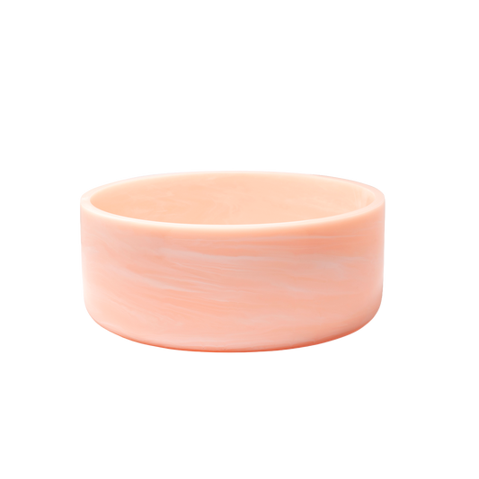 Bowl resin pink 25cm