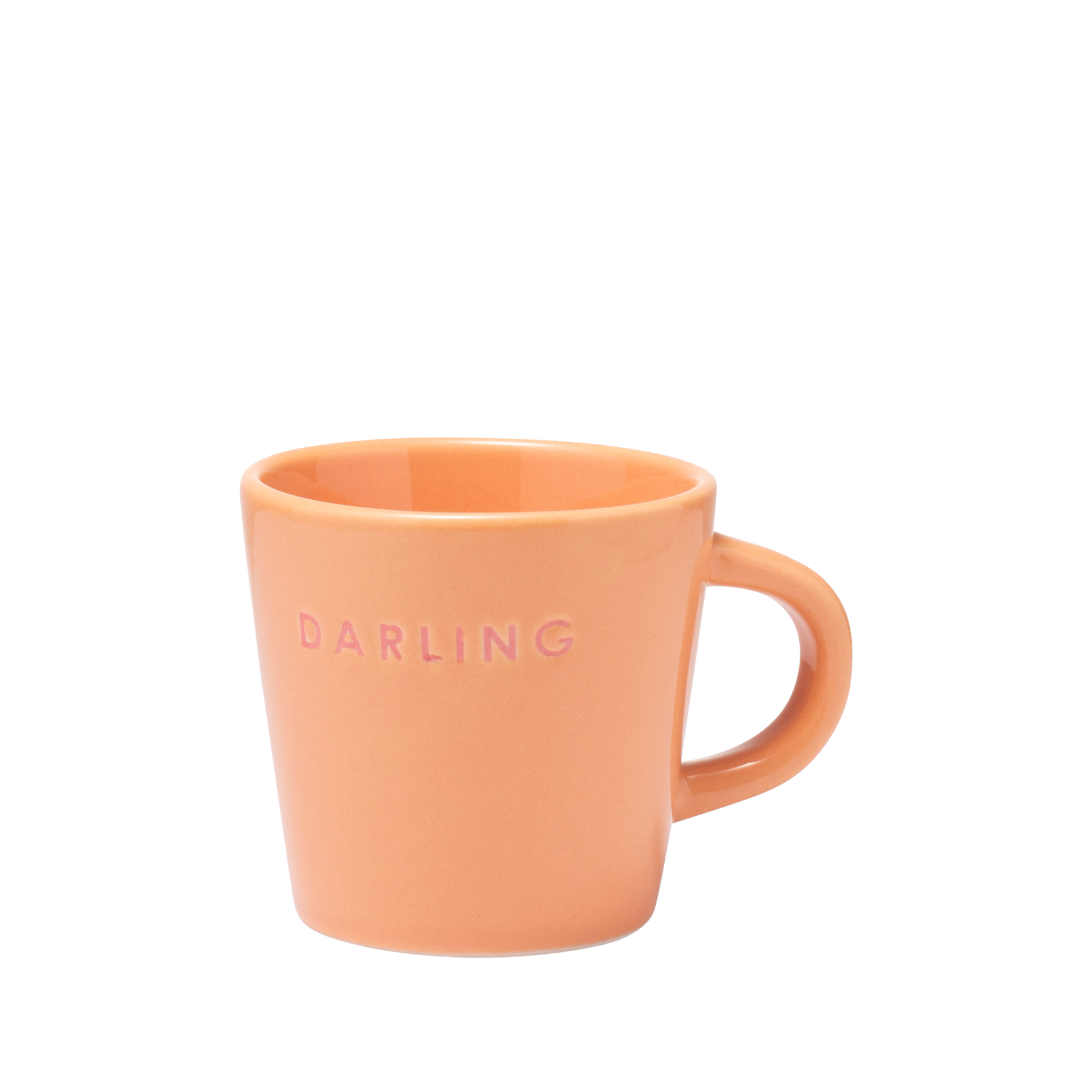 Espressotasse aus Keramik, zartorange, 80 ml*