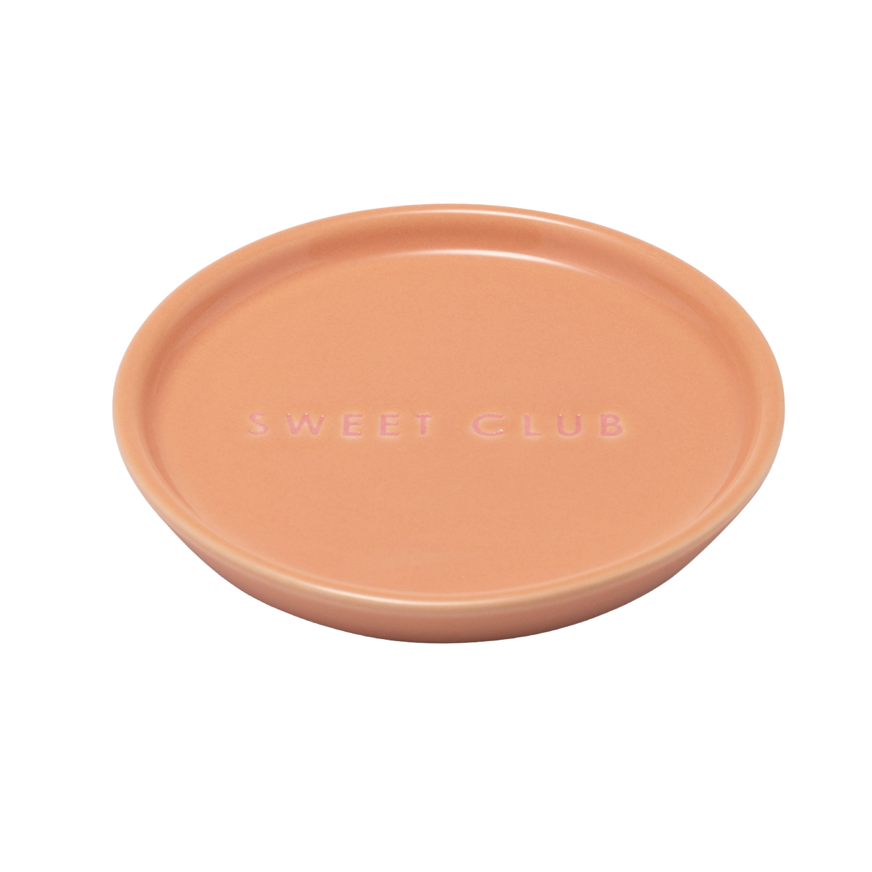 Petit four plate ceramic sweet club orange ø8.5cm*