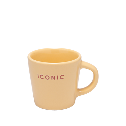 Espresso cup ceramic iconic yellow 80ml#