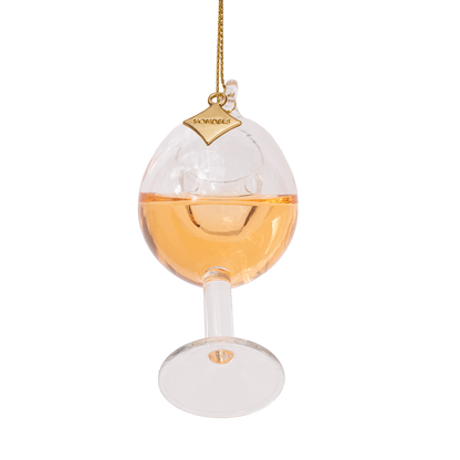 Ornament glass rose wine glass H7cm