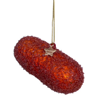 Ornament glass Dutch kroket H4.5cm w/box