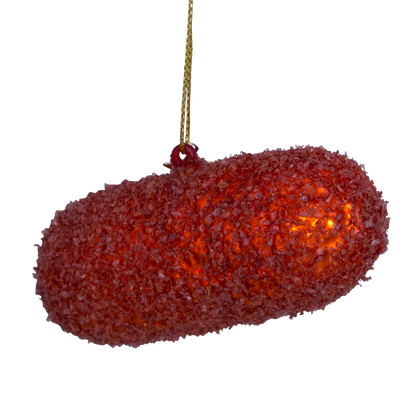 Ornament glass Dutch kroket H4.5cm w/box