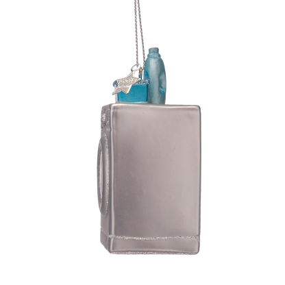 Ornament glass washing machine H9cm