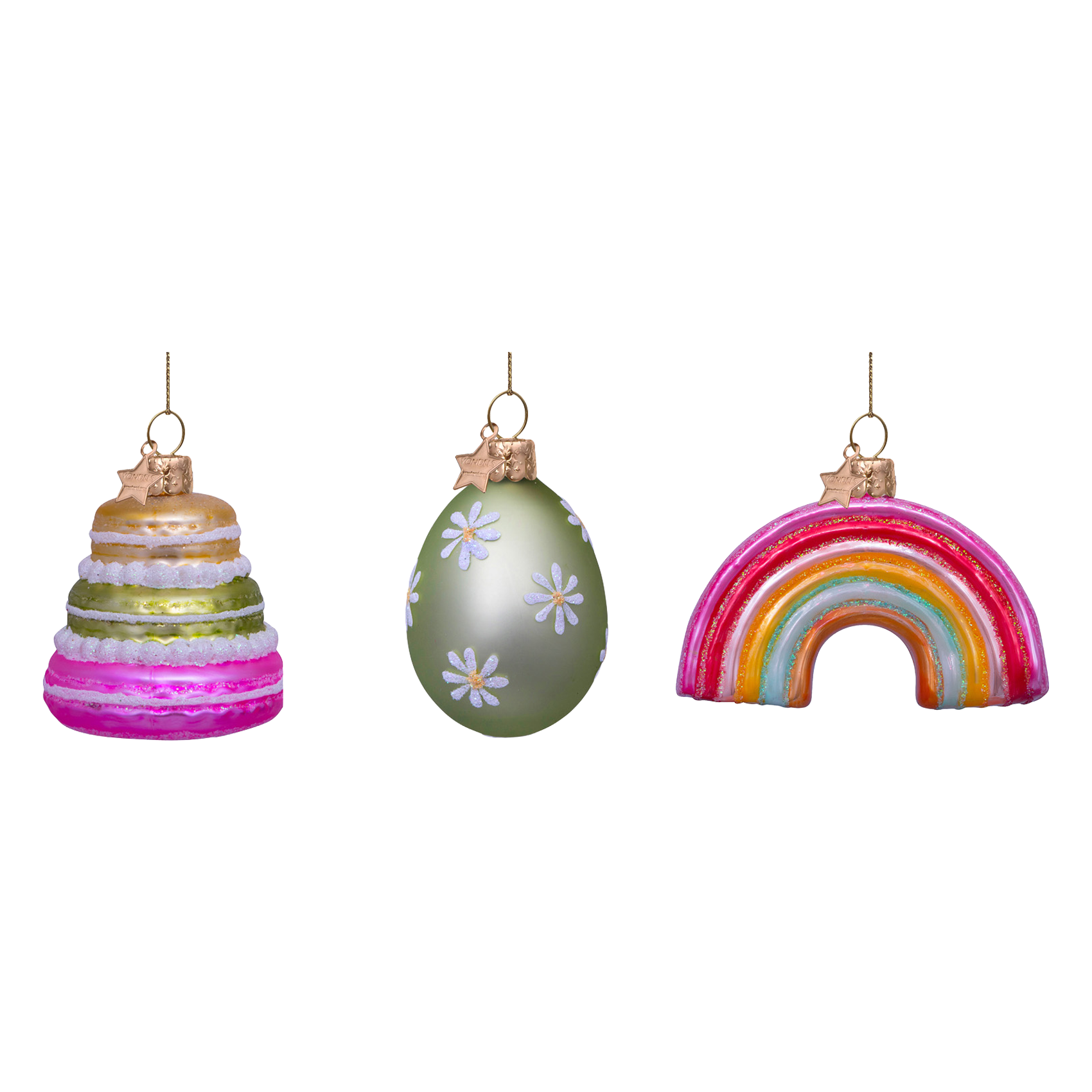 Orn glass Easter set Sugar Dreams w/box H6cm#